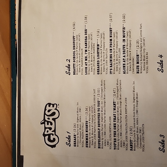 Vintage Grease gatefold 2 LP records soundtracks album - Picture 7 of 14